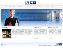 Tablet Screenshot of icg-co2.com